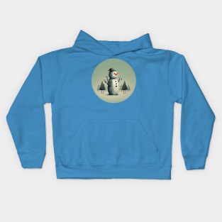 Xmas snowman Kids Hoodie